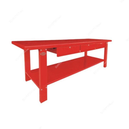 Dato Heavy Duty Work Bench, ASWB1003, Steel, 79 Inch x 25 Inch Top Size, 3 Drawers