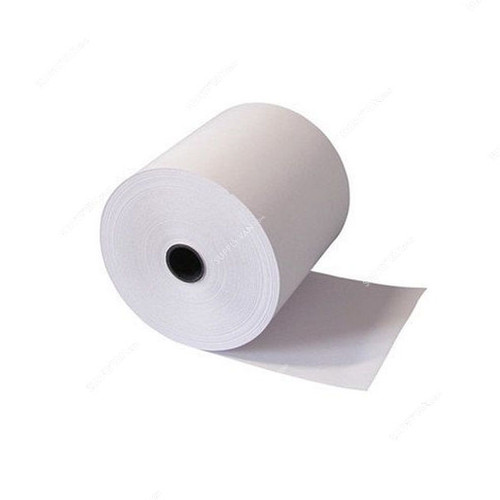 Thermal Paper Roll, 65 GSM, 1/2 Inch Core, 80MM Dia, 80MM Width, 60 Pcs/Box