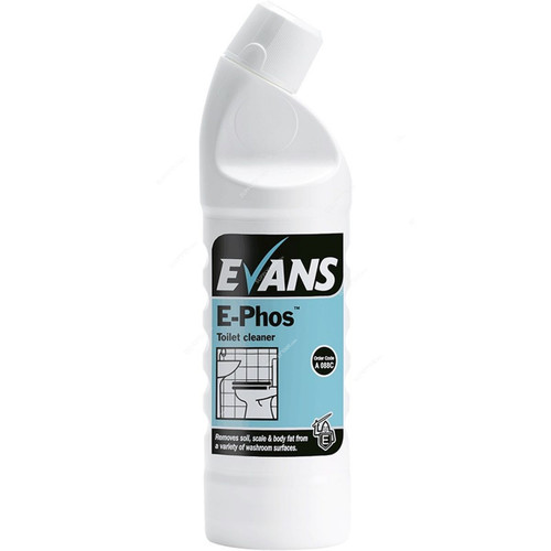 Evans E-Phos Perfumed Toilet Cleaner, 1 Ltr, 6 Pcs/Pack