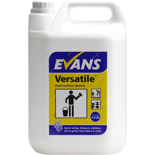 Evans Versatile Perfumed Hard Surface Cleaner, Floral, 5 Ltrs, 2 Pcs/Pack