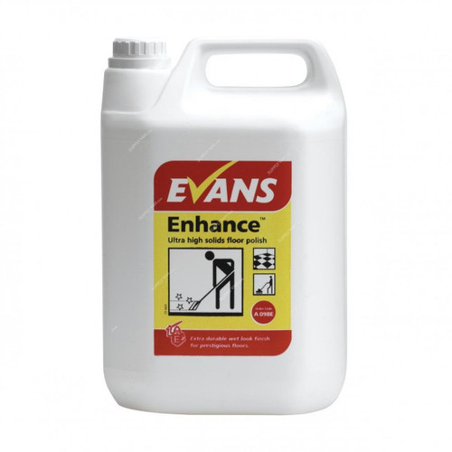 Evans Ultra High Solids Floor Polish, 5 Ltrs, 2 Pcs/Pack