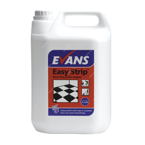 Evans Easy Strip Floor Polish Stripper, 5 Ltrs, 2 Pcs/Pack