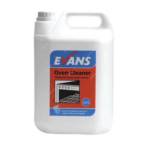 Evans Heavy Duty Oven Cleaner, Unscented, 5 Ltrs, 2 Pcs/Pack