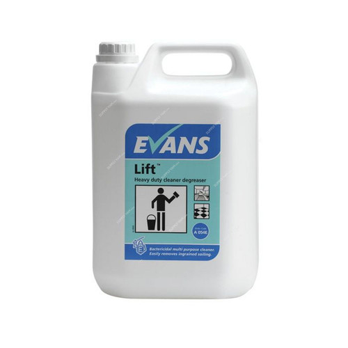 Evans Heavy Duty Cleaner and Degreaser, Lift, 5 Ltrs, 2 Pcs/Pack