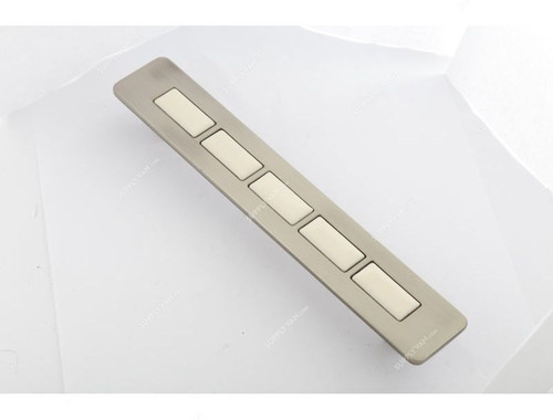 Cupboard Handle, SAF-118, Brass Material, Silver Colour