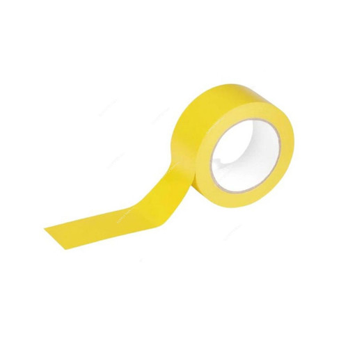 Warrior Floor Marking Tape, 50MM Width x 33 Mtrs Length, Yellow