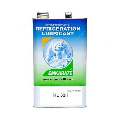 Emkarate Synthetic Polyol Ester Refrigeration Lubricant, RL32H, 3.78 Ltrs