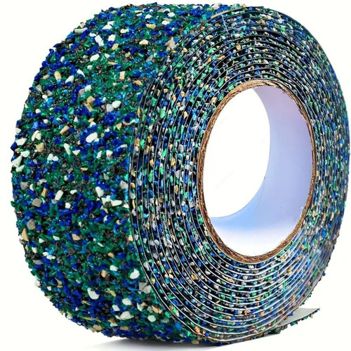 Anti-Slip Tape With Rubber Particles, 50MM Width x 5 Mtrs Length, Green