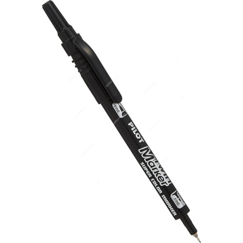 Pilot Twin Marker, SCATM-B, 0.8MM Tip Size, Black