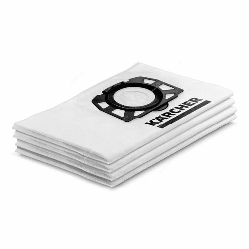Karcher Fleece Filter Bag, 28633140, 12MM Height x 200MM Width x 230MM Length, White, 4 Pcs/Pack