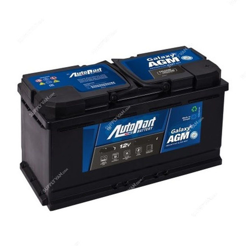 Autopart Galaxy Starter Battery, 0092LA0000, L AGM, 12V, 50Ah, 750A