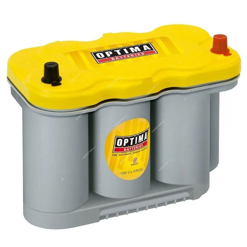 Optima YellowTop Spiralcell AGM Starter Battery, YT-R-5-0, 12V, 66Ah, 845A