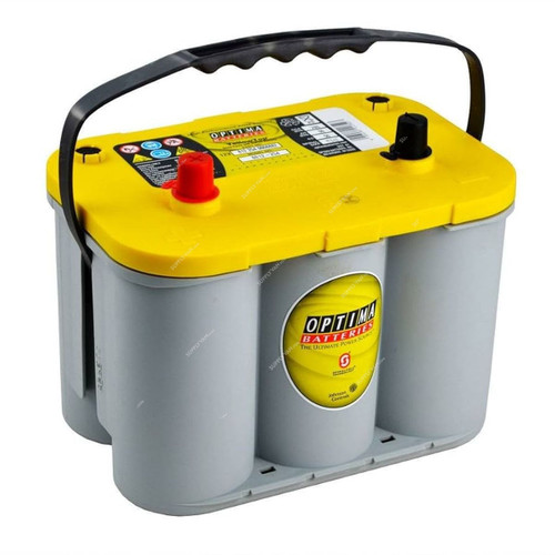 Optima YellowTop Spiralcell AGM Starter Battery, YT-S-4-2, 12V, 55Ah, 765A