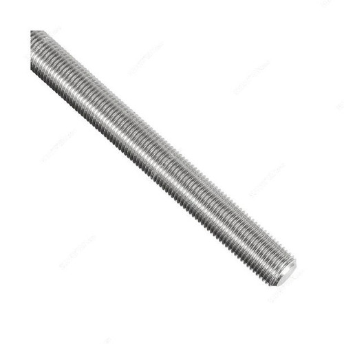 Thread Bar, Mild Steel, M8 Thread Size x 2 Mtrs Length