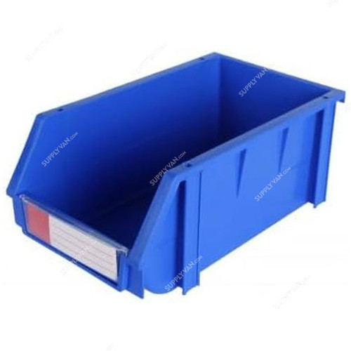 Excellent Plastic Storage Bin, EP003, Polypropylene, 15CM Height x 20CM Width x 34CM Length, Blue