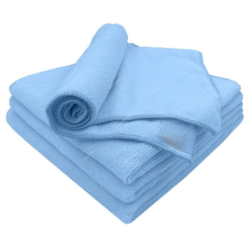 Hygiene System Microfiber Cloth, 300 GSM, 40CM Width x 40CM Length, Blue, 12 Pcs/Pack Hygiene System Microfiber Cloth, 300 GSM, 40CM Width x 40CM Length, Blue, 12 Pcs/Pack