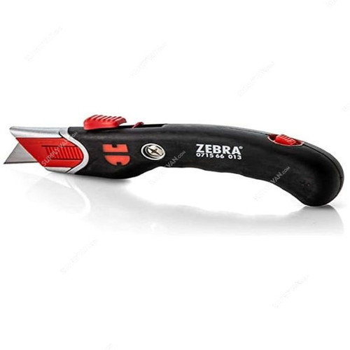 Wurth 2-Component Safety Knife, 071566013, Zebra, 170MM Length, Red/Black Wurth 2-Component Safety Knife, 071566013, Zebra, 170MM Length, Red/Black