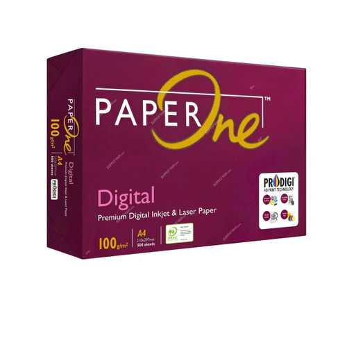 PaperOne Digital Premium Copy Paper, P1D100A4R, A4, 100 GSM, 500 Sheets/Pack