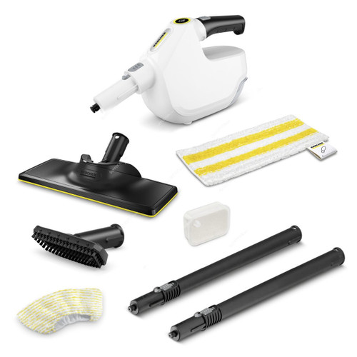 Karcher SC 1 Multi and Up Multifunctional 4 In 1 Steam Cleaner, 15164110, 1300W, 200ML Tank Capacity