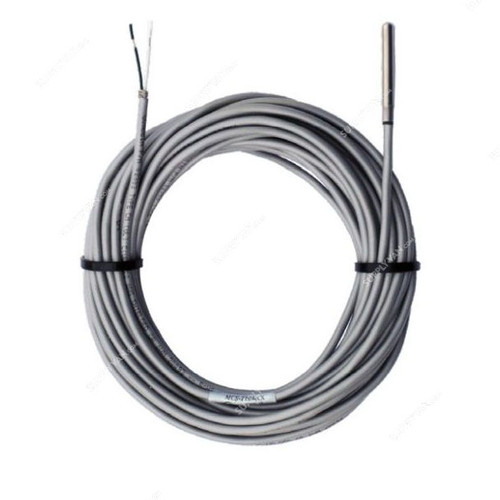Micro Control Systems Temperature Sensor, MCS-T100, 5VDC, -40 to 120 Deg.C, 20 Feet Cable Length Micro Control Systems Temperature Sensor, MCS-T100, 5VDC, -40 to 120 Deg.C, 20 Feet Cable Length