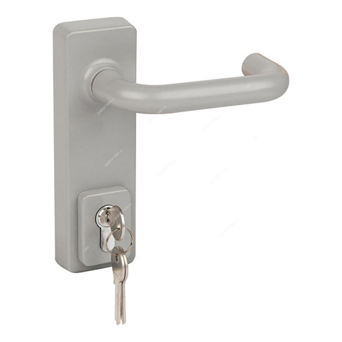 Dorfit Outside Trim Lock, DT1413, Zinc Alloy, 174MM Height x 54MM Width x 150MM Length, Grey