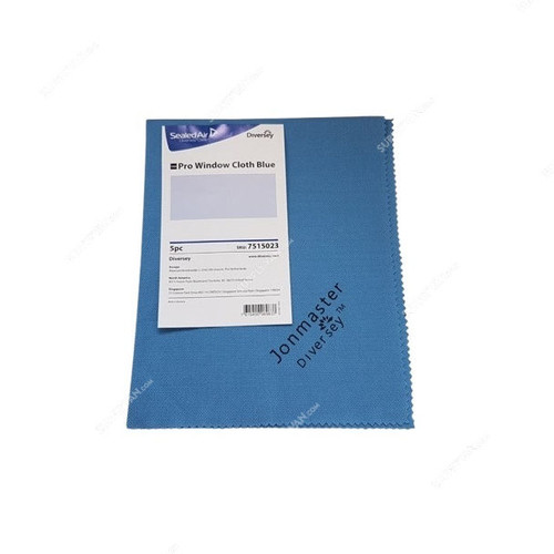 Taski Pro Window Cleaning Cloth, 7515023, Microfiber, 40CM Width x 50CM Length, Blue, 5 Pcs/Pack Taski Pro Window Cleaning Cloth, 7515023, Microfiber, 40CM Width x 50CM Length, Blue, 5 Pcs/Pack