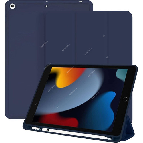 iPad Protective Cover With Pencil Holder, AWH-P01, 10.2 Inch, Navy Blue iPad Protective Cover With Pencil Holder, AWH-P01, 10.2 Inch, Navy Blue