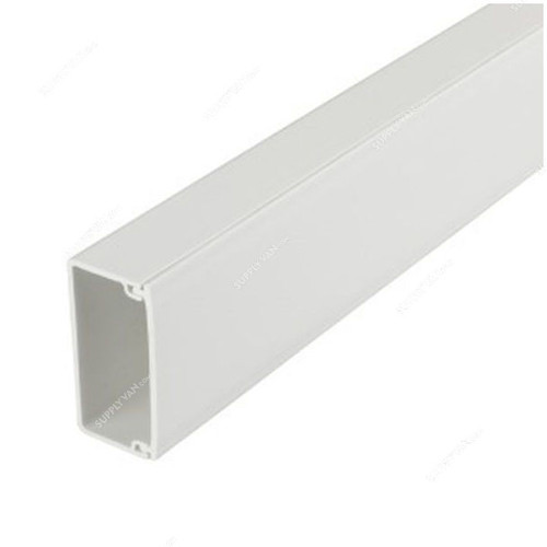Lsd UPVC Trunking, 25MM Height x 38MM Width x 3 Mtrs Length, White