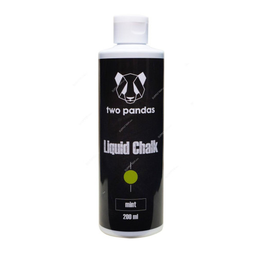 Two Pandas Liquid Chalk, Mint Scented, 200ML, Green