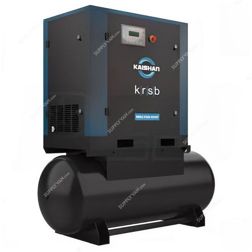 Kaishan Rotary Screw Air Compressor, KRST7-5-10, IP55, 7.5kW, 8-10 Bar, 500 Ltrs Tank Capacity