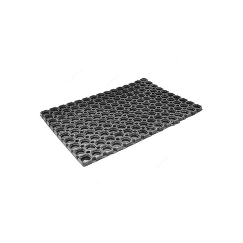 Akc Floor Mat, DM14, Rubber, 40CM Width x 60CM Length, Black