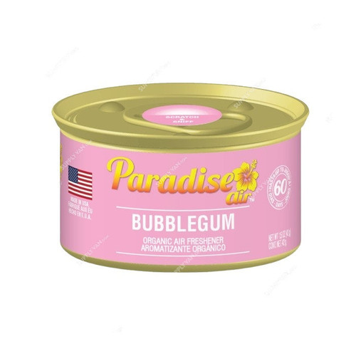 Paradise Air Organic Air Freshener, 42GM, Bubblegum