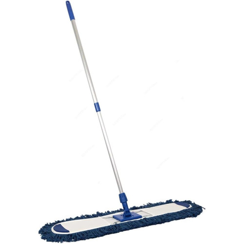 Swish Heavy Duty Dust Control Mop With 120CM Aluminium Handle, 80CM, Blue