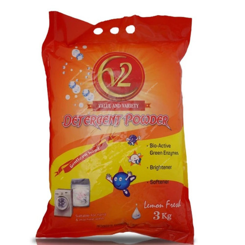 V2 Detergent Powder, WDP17, 3 Kg