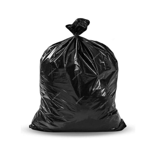 Akc Garbage Bag, GA05K, Polyethylene, 120CM Width x 135CM Length, Black, 200 Pcs/Pack