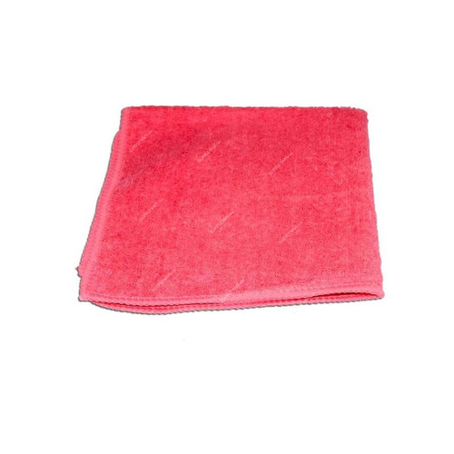 Royal Home Multi-Purpose Microfiber Towel, KT27R, 40CM Width x 40CM Length, Red