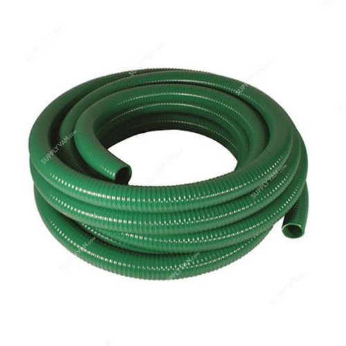 Suction Hose, 2 Inch Dia x 25 Yards Length, Green