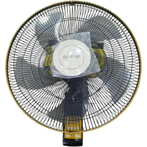 Wall Fan With Remote, BWF-D18RC, 65W, 18 Inch Blade Dia, Black