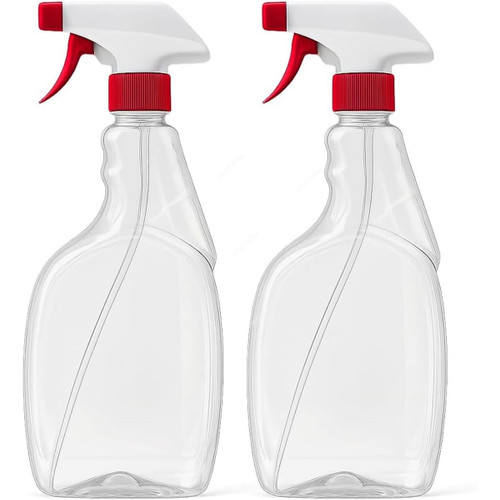 Swish Super Water Trigger Spray Bottle, HDPE, 800ML, Red/Clear, 2 Pcs/Pack