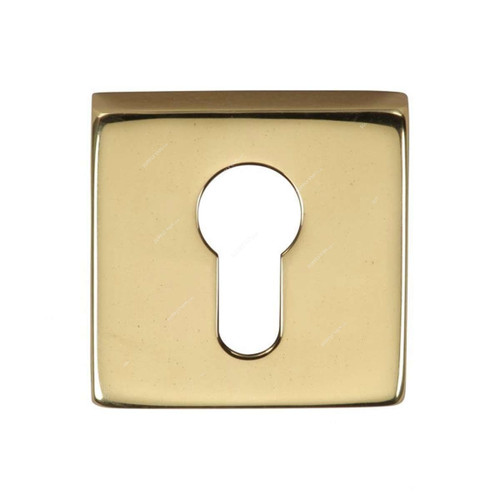 Dorfit Euro Profile Key Hole, DTES002-GP, Stainless Steel, 53MM Width x 53MM Length, Gold Plated