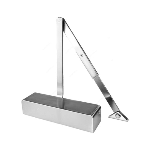 Dorfit Door Closer, DTDC015, Aluminium/Iron, 1400MM Door Width, 40-150 Kg Weight Capacity, Silver