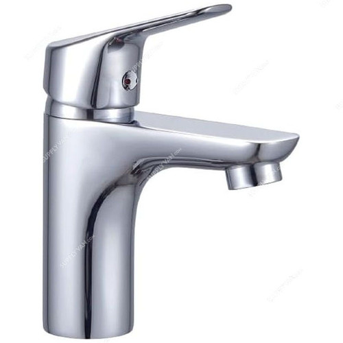 Cavil Wall Mounted Wash Basin Mixer Tap, CSBF-B203-UTH, Bella, Brass, Chrome
