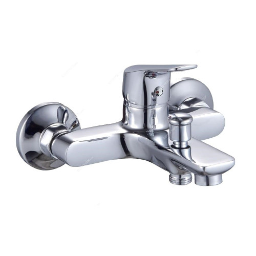 Cavil Wall Mounted Bath Mixer, CSBF-B204, Bella, Brass, Polished Finish