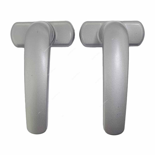Dorfit Powder Coated Door Handle, DTADH243-SL, Aluminium, Silver