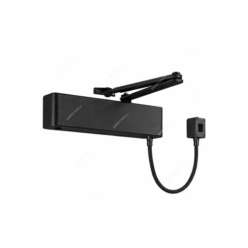 Dorfit Electro Magnetic Door Closer, DTML010-MB, Aluminium, 24VDC, Matt Black Finish
