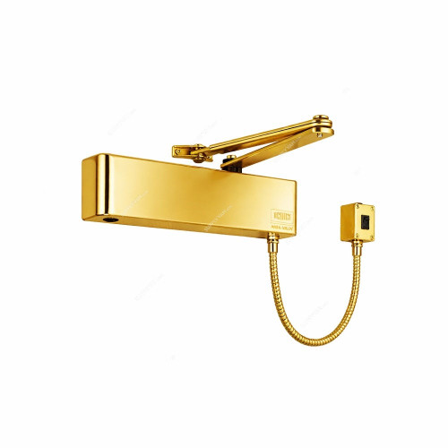 Dorfit Electro Magnetic Door Closer, DTML010-PVD, Aluminium, 24VDC, PVD Finish