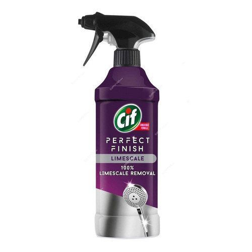 Cif Limescale Perfect Finish Removal Spray Cleaner, Liquid, 435ML