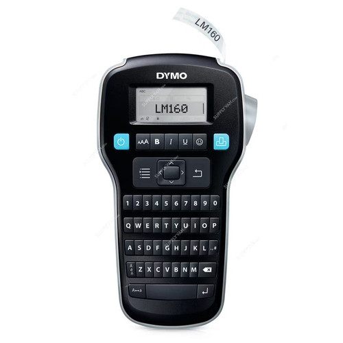 Dymo Portable Label Printer, 2175086, LabelManager 160, 18MM, Tape Width, 180 DPI, Black