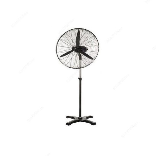 Cavil Industrial Pedestal Fan, CSF-75, 350W, 1800 RPM, IP20, 30 Inch, Black