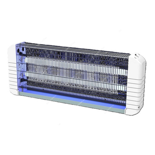 Khind 2 In 1 Wall Mounted Insect Killer With Glue Board, IK2420W, 45W, IPX0, 100 SQ.Mtrs, White